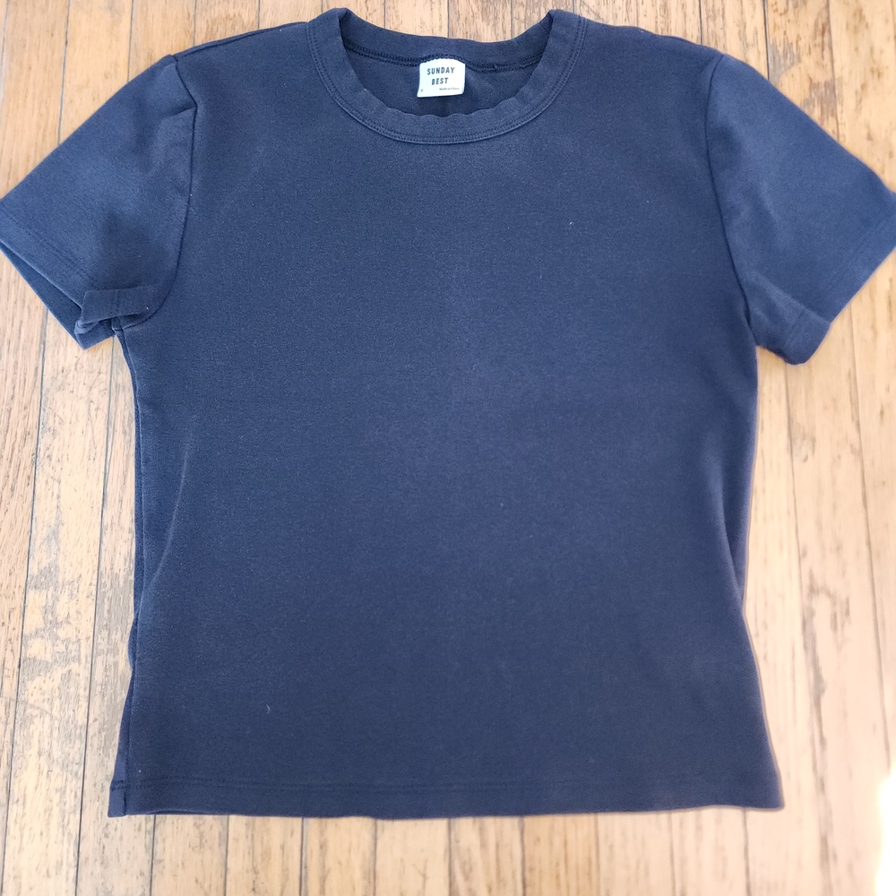 Sunday Best Black Baby Tee